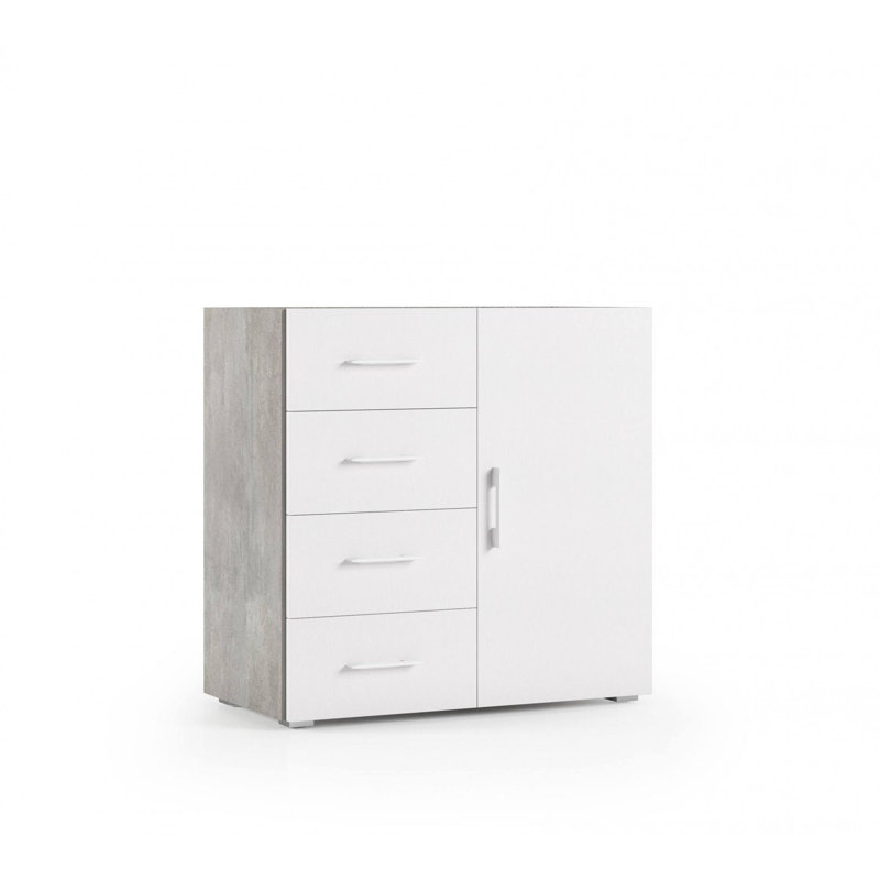 Gurtaj 87cm Sideboard, Grey/White
