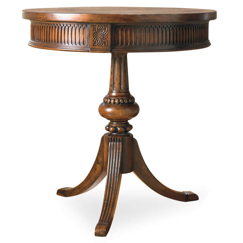 Seven Seas Round Pedestal Accent Table