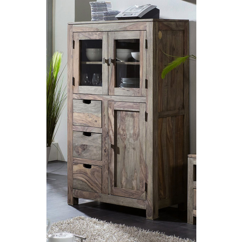 Nature 90cm Solid Wood Sideboard