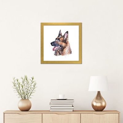 « German Shepherd I » par Edwatercolours-impression