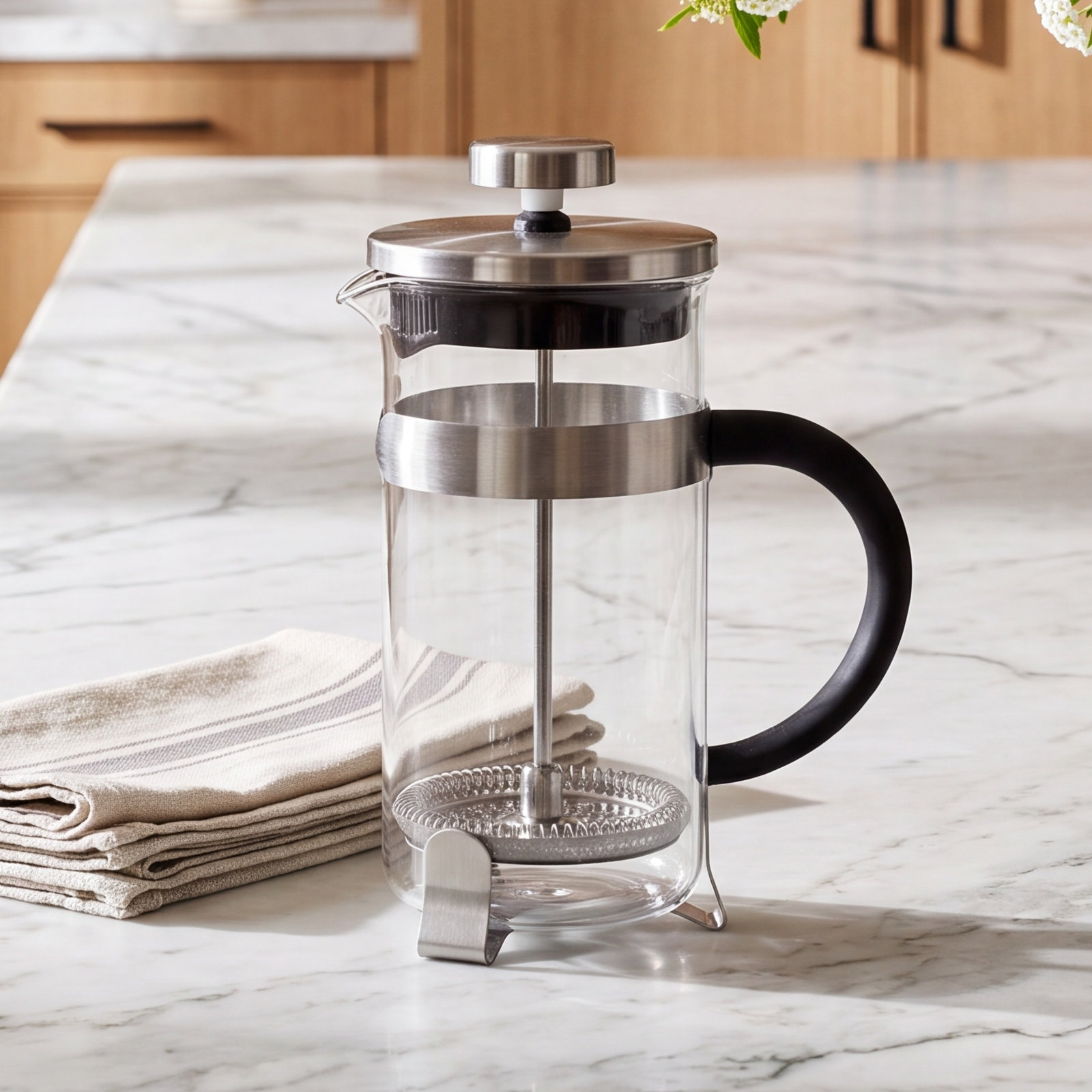 BergHOFF Essential French Press Coffee Maker, 11.84 oz.