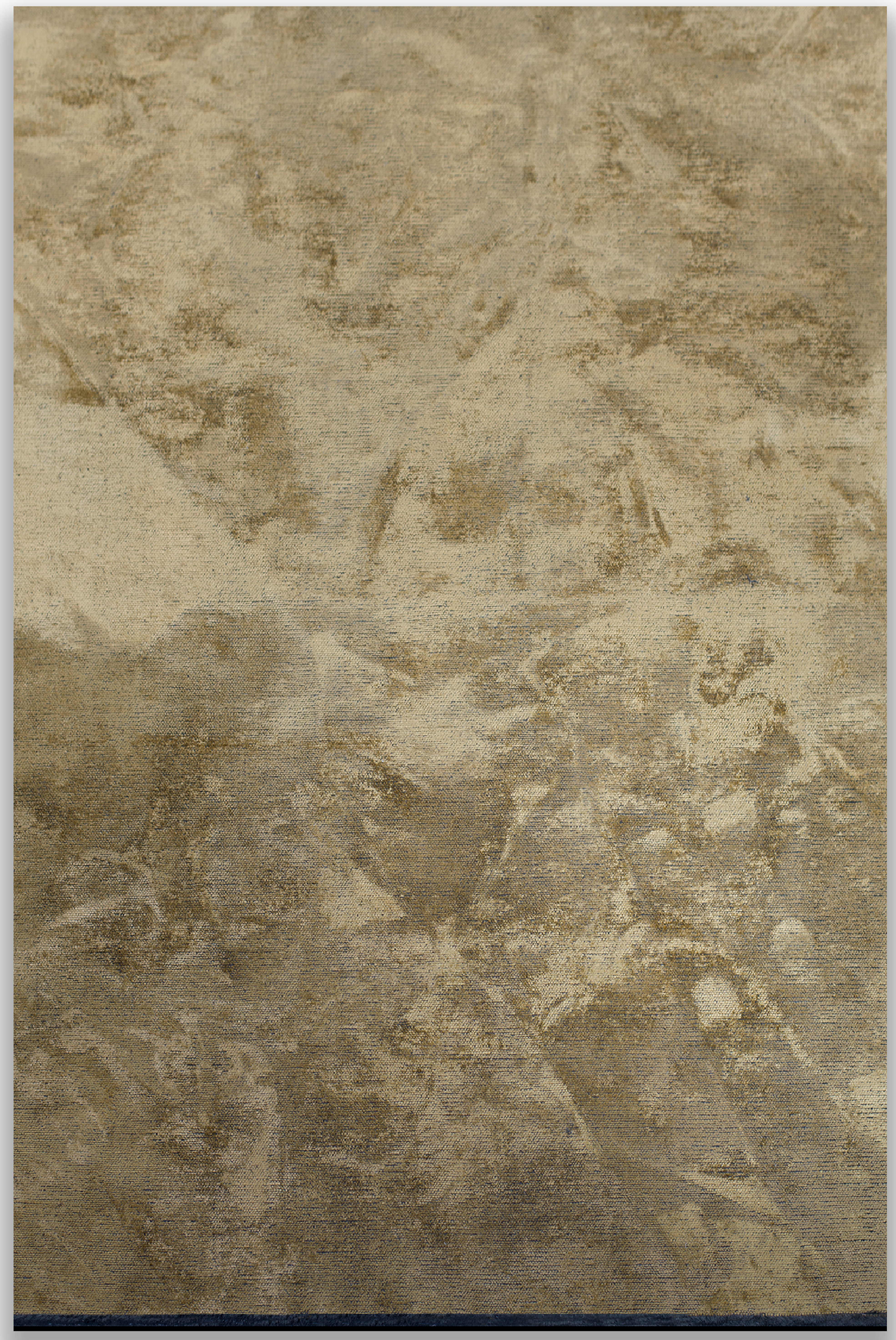 Woven Concepts Rapture Abstract Flatweave Gold Area Rug | Perigold