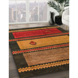 100% Machine Washable Abstract 4667 Area Rug