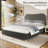 Lovensky Upholstered Wool Platform Bed-704515191-704515184