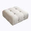 Repose-pieds carré standard en velours Jesse-820900904
