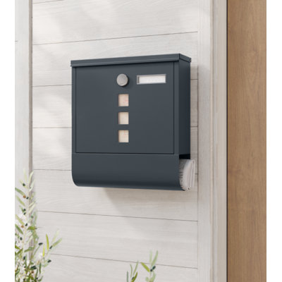 Lenka Steel Post Mounted Post Box