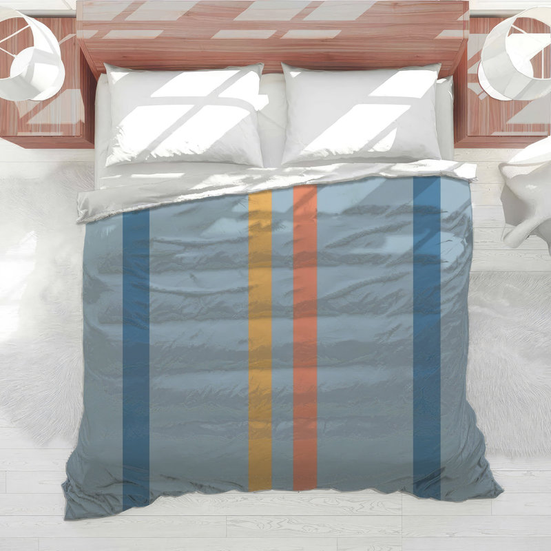 Vertical Stripes Pattern Comforter, Twin