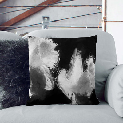 Floral Square Throw Cushion
