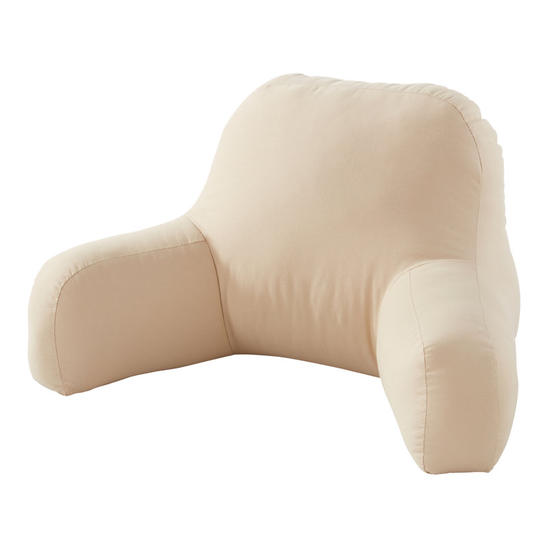 Hyatt Cotton Bedrest Pillow, Tan