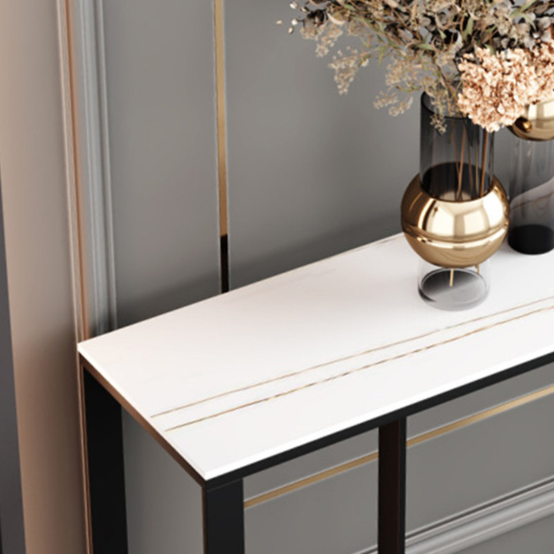 Console Table, Black, 31.5" H x 55.1" W x 11.8" D