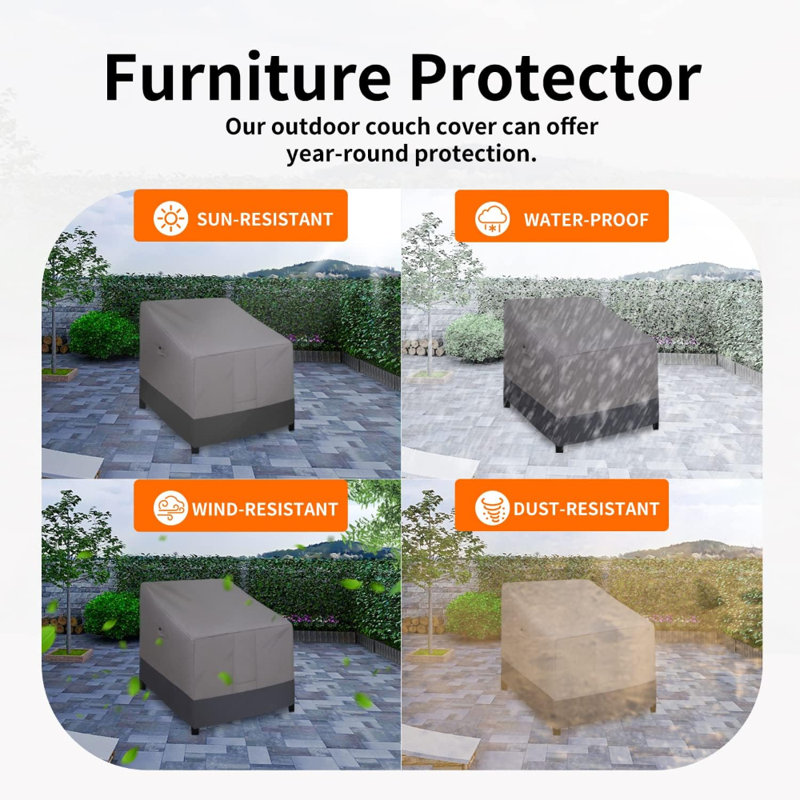 Housse pour chaise d'extérieur robuste et imperméable
