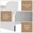 37’’ Desktop Bookshelf, 3-Tier Desk Storage Organizer, Multipurpose Wood Desktop Rack-328754095