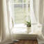 Paire de rideaux semi-transparents Cowart
