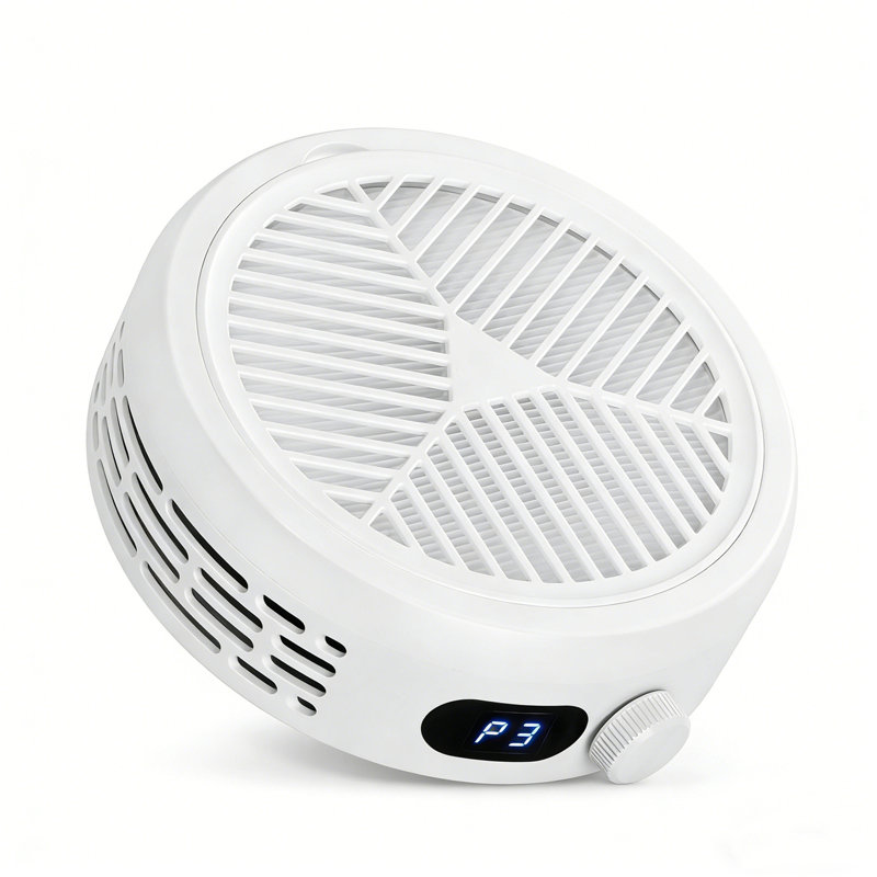 Collecteur de poussière professionnel, ventilateur d'aspirateur ajustable à 3 vitesses avec moteur sans brosse 120W avec filtre réutilisable pour salon de manucure