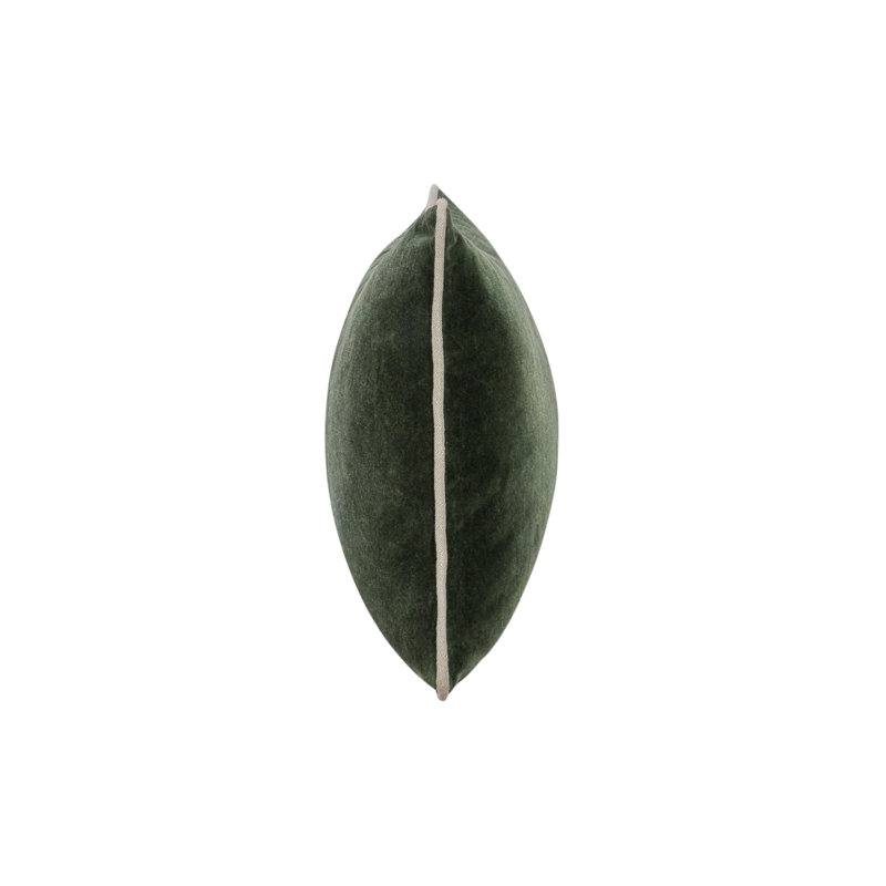 Harriet Pillow Cover & Insert, Rectangle 14"H x 20"W, Forest Green