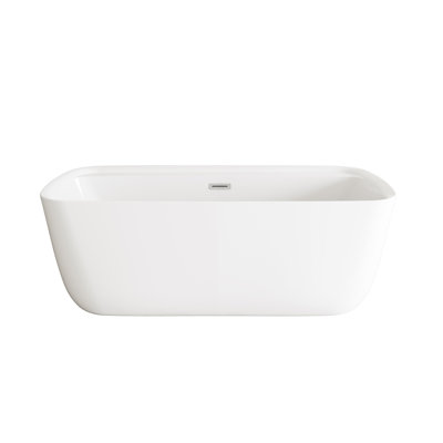 Cavidan 66.9375'' x 30.75'' Freestanding Soaking Bathtub