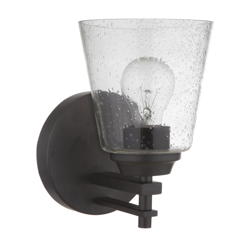 Woodard Armed Sconce, Flat Black