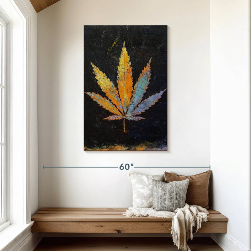 Cannabis, 45" H x 30" W