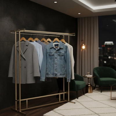 Metal Garment Clothing Storage Rack