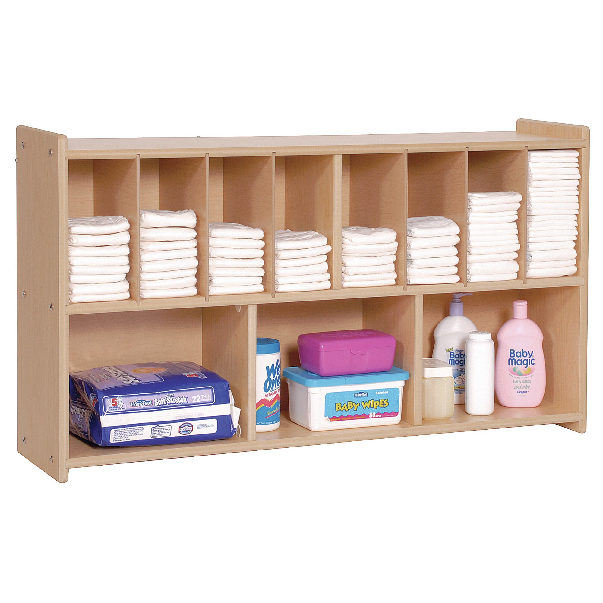 Birch Diaper Wall Storage by Tot Mate