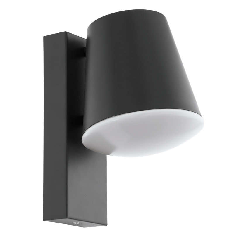 Caldiero 24cm H Outdoor Armed Sconce, Anthracite