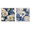 Oxley - Ensemble de 2 collages floraux carrés-101848590-101848591
