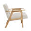 Siège d'appoint contemporain moderne en tissu d'ameublement en bois d'hévéa massif-1716939830