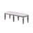 Elifils Fabric Dining Bench in Gray