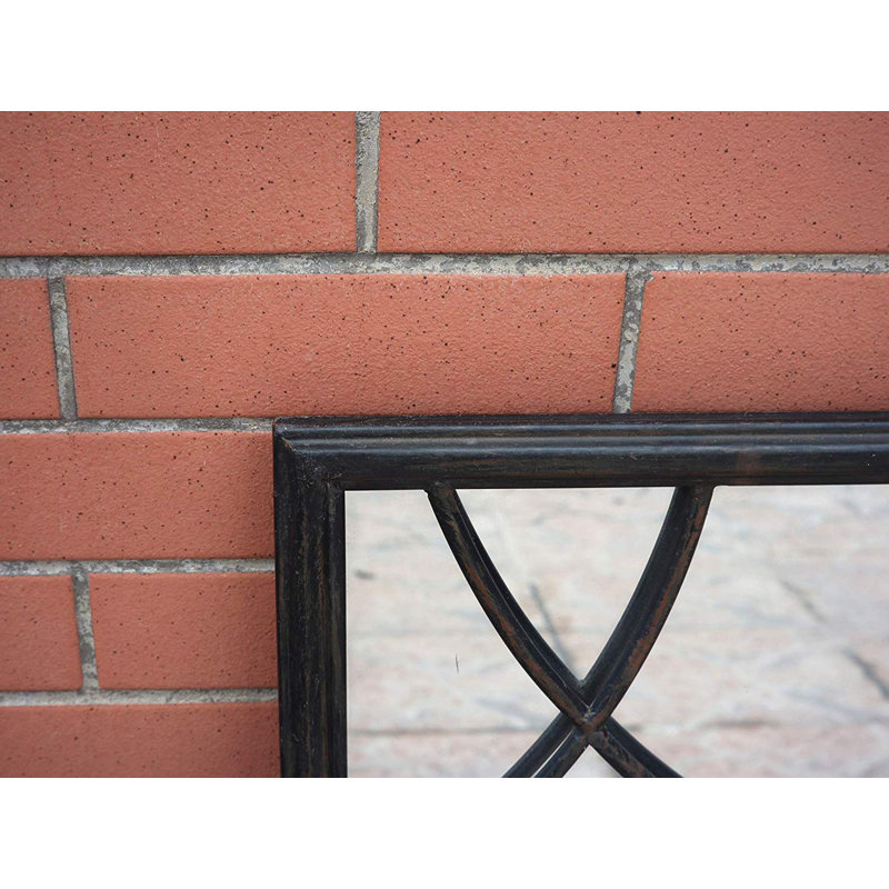 Nevill Metal Rectangle Wall Mirror