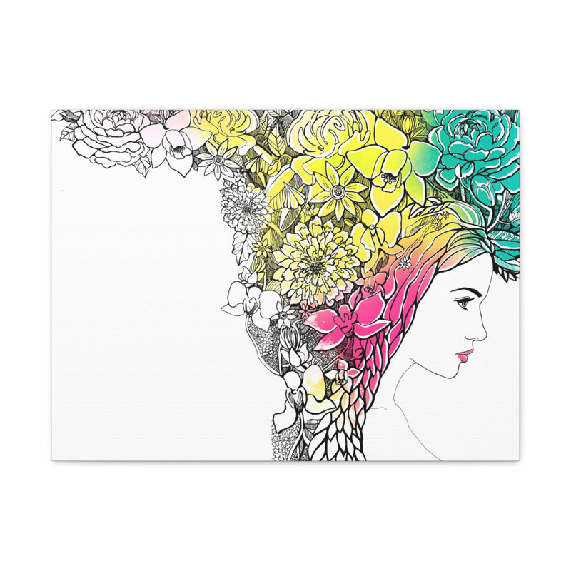 No Frame Print on Canvas, 18cm H x 24cm W