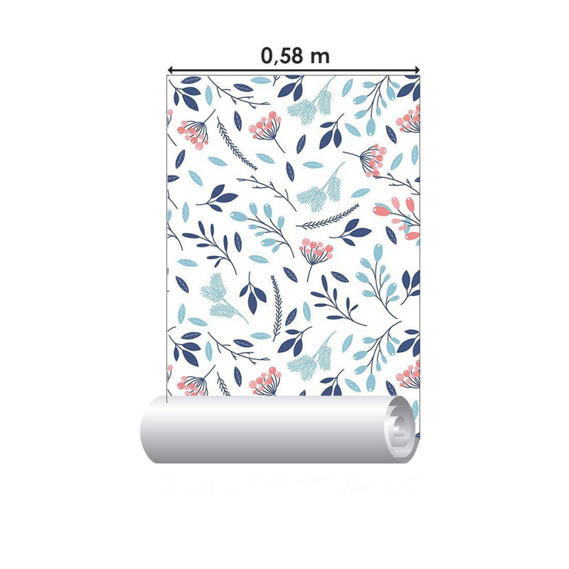 Rouleau de papier peint adhésif L 126 po x l 24 po Cotaco