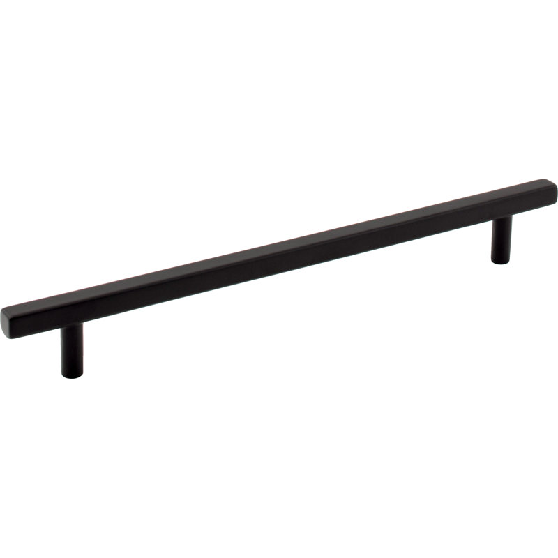 Dominique Bar Pull, 7 9/16", Matte Black