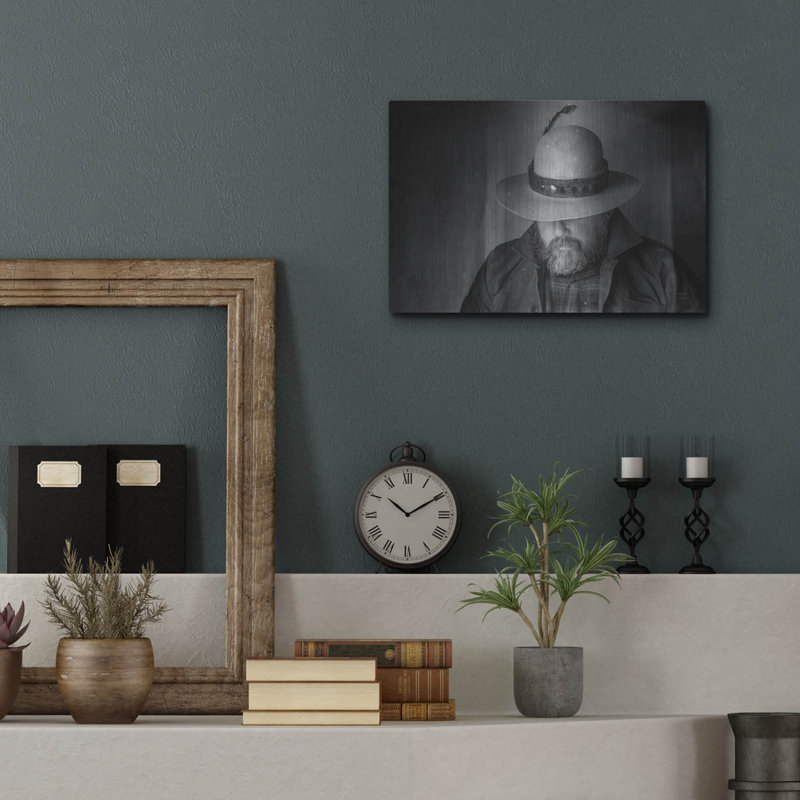 Art mural luxueux «Home On The Range Cowboy 2» par Nathan Larson, H 12 po x l 16 po