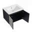 Floating Wall-Mounted Bathroom Vanity With Ceramics Sink & Soft-Close Cabinet Door-Package-1906410738
