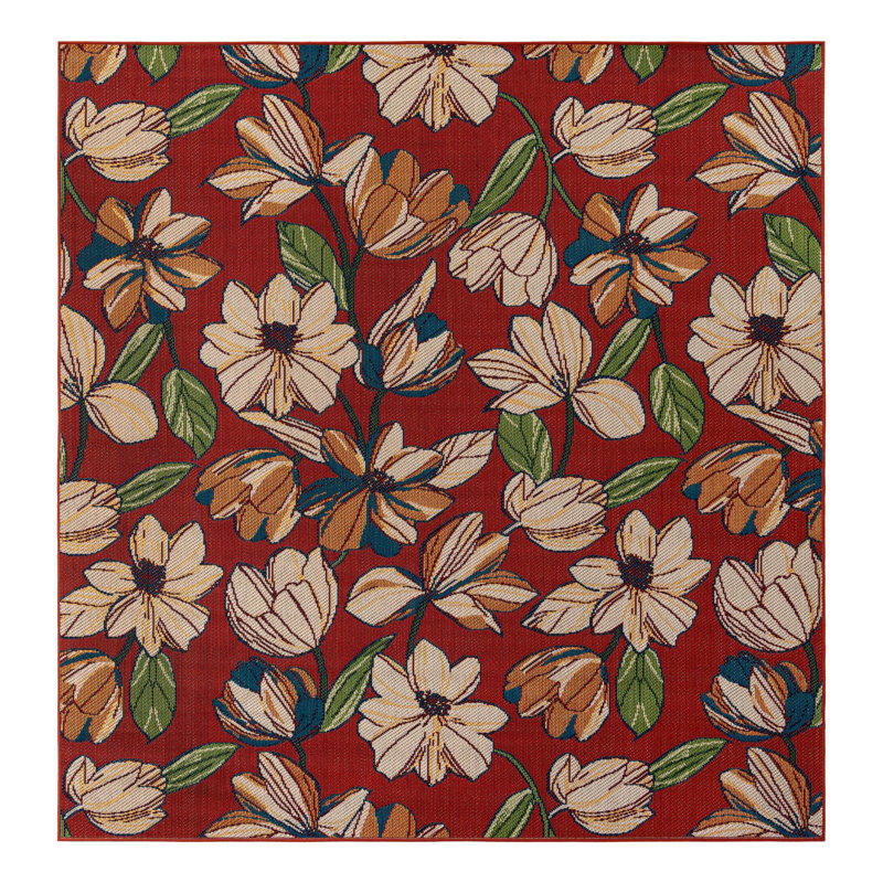 Tapis intérieur / extérieur Camalu Marlenia, Carré 10 pi