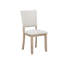 Chaise d'appoint rembourrée beige Harrisonburg 