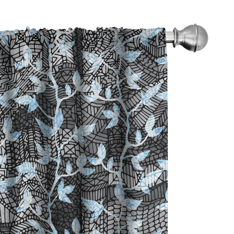 Semi Sheer Curtain Pair, 28" W x 95" L