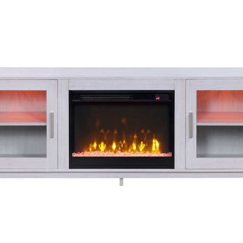 Console 70 po avec foyer et chauffage