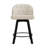 26" Swivel Upholstered Counter Stool With Backrest -1573734499