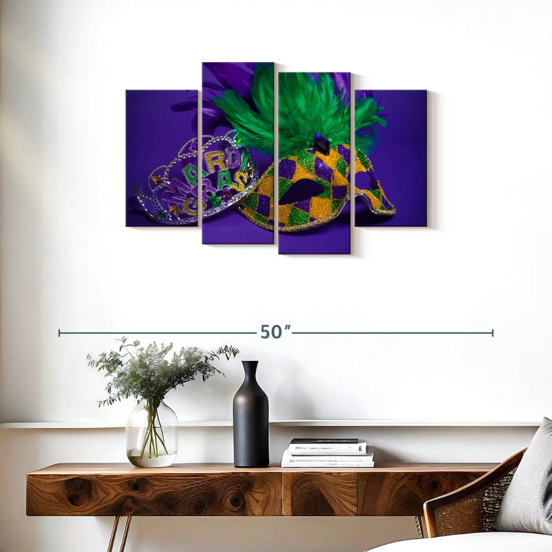 Accessoires Mardi Gras Lelend, H 22 po x l 36 po