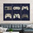 Video Game Controller Evolution Canvas Print-943368785-943368799