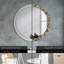 Huldar Glass Flat Wall Mirror