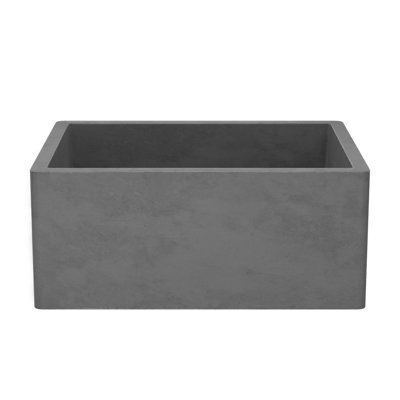 NativeStone® Concrete 24" L x 18" W Farmhouse Kitchen Sink