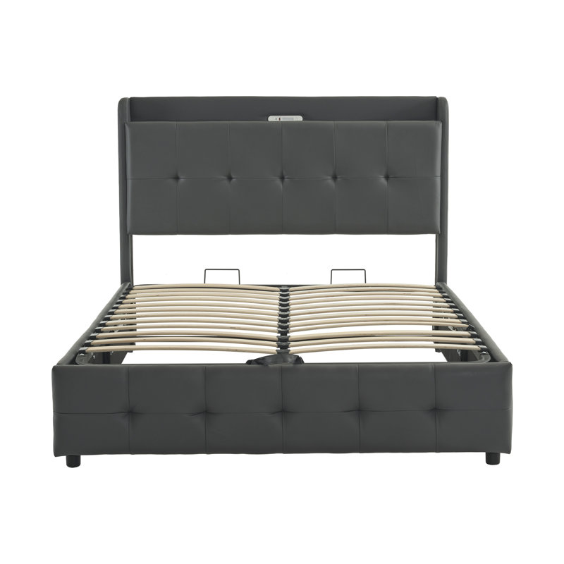 Bettine Upholstered Ottoman Storage Bed, Double (4'6)