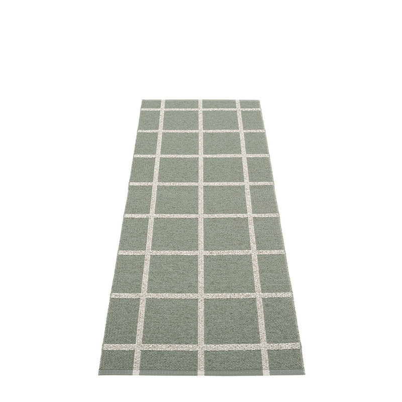 Ada Geometric Area Rug in Gray/Ivory, Runner 2'3" x 7'6"