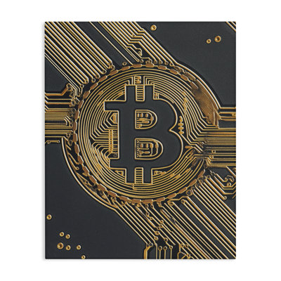 Web Of Wealth Circuits Canvas, design by Svetlana Aleynikova
