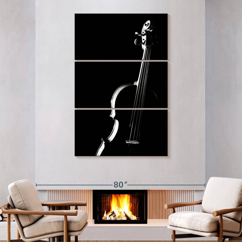 Abarca Violin Light Silhouette, 74" H x 48" W