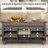 Farmhouse Lift Top Coffee Table With Wheels Hidden Storage Sliding Barn Doors-185146080