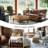 Gerardo 85.5" Genuine Leather Traditional Rolled Arms Sofa With Nailhead Trims-1837468514