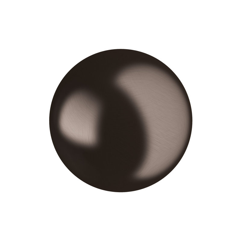 Oversized 1 9/16" Diameter Round Knob, Honey Bronze
